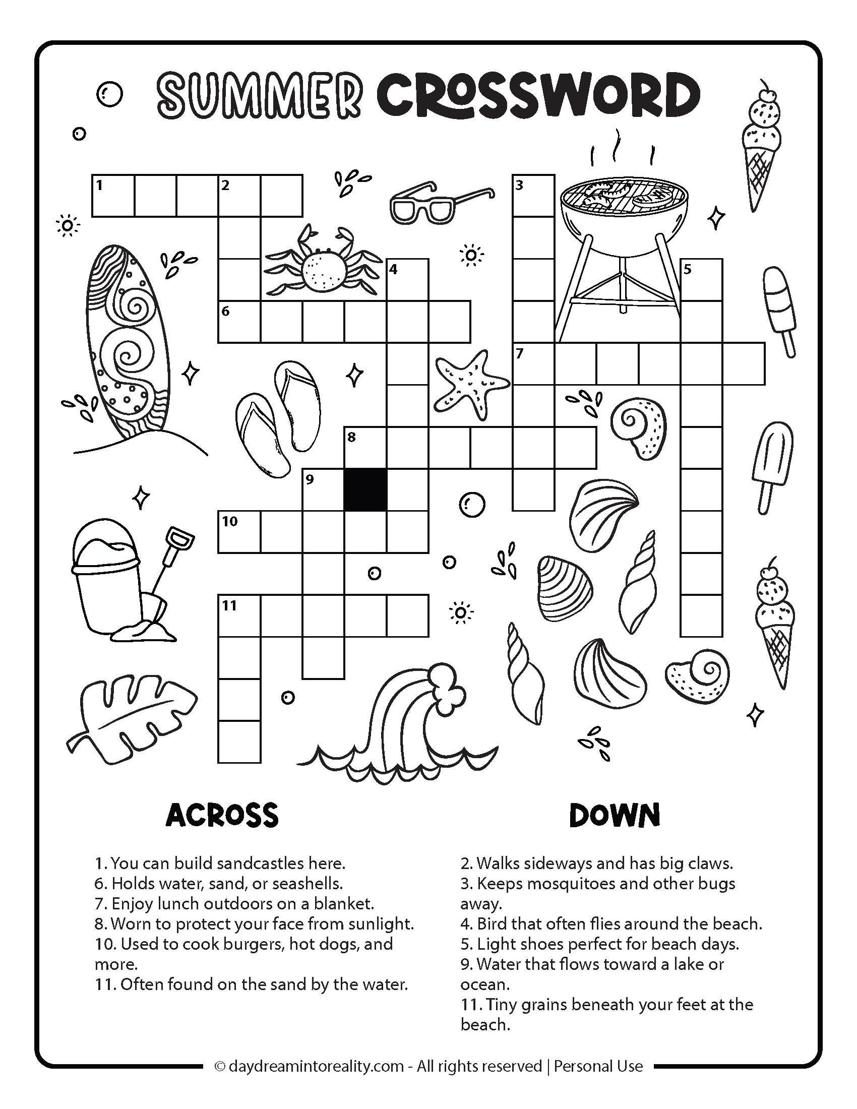 Printemps Printable Crossword Printemps Printable Crossword