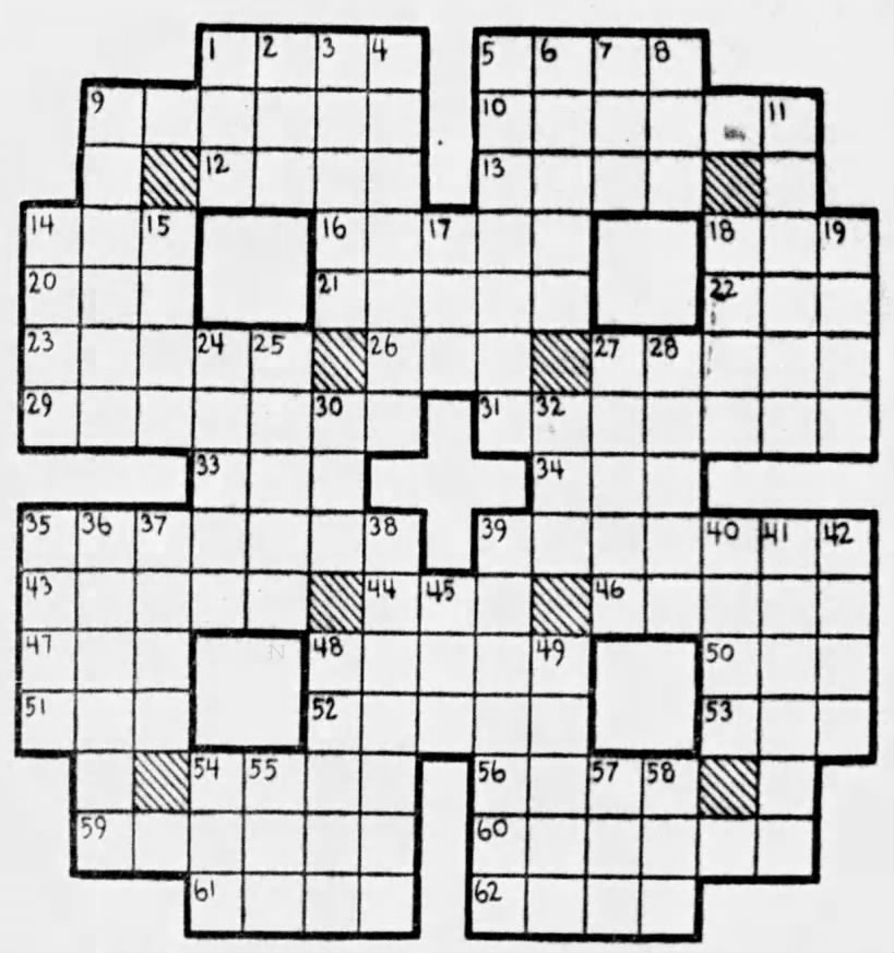 1933 The Year In Crosswords 2 Of 2 T Campbell s Grid 1933 The Year In Crosswords 2 Of 2 T Campbell s Grid