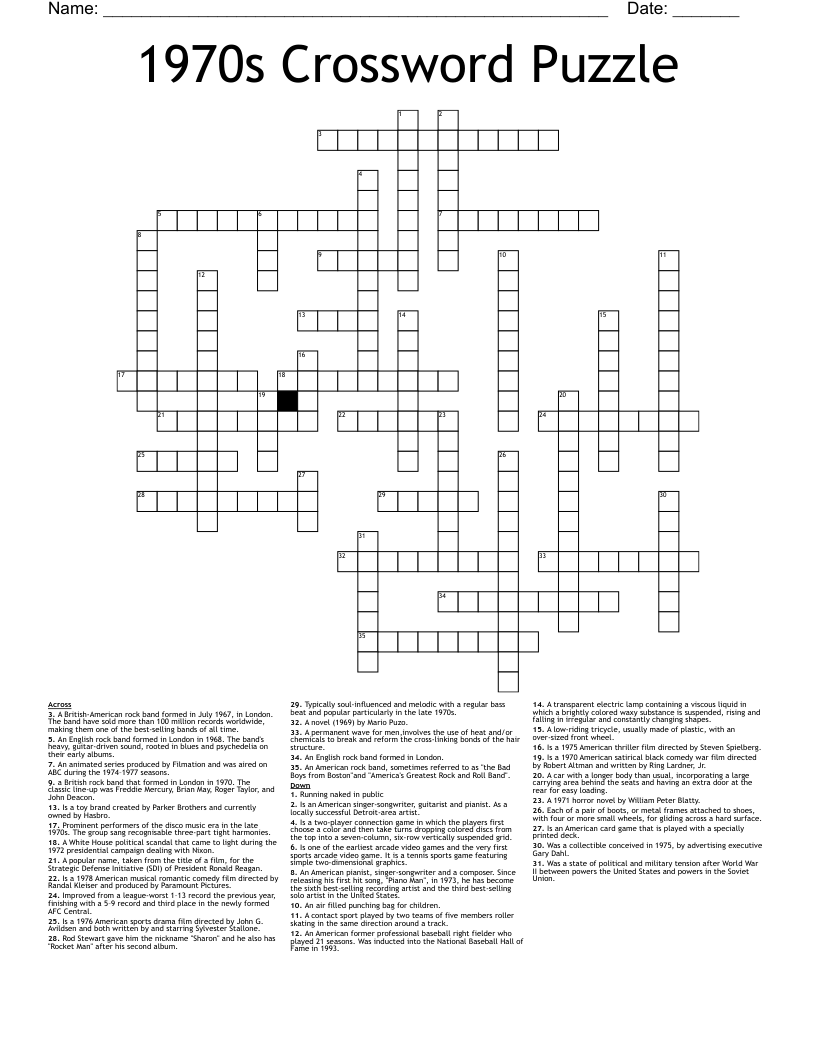 People Magazine Crossword Puzzles Printable Free