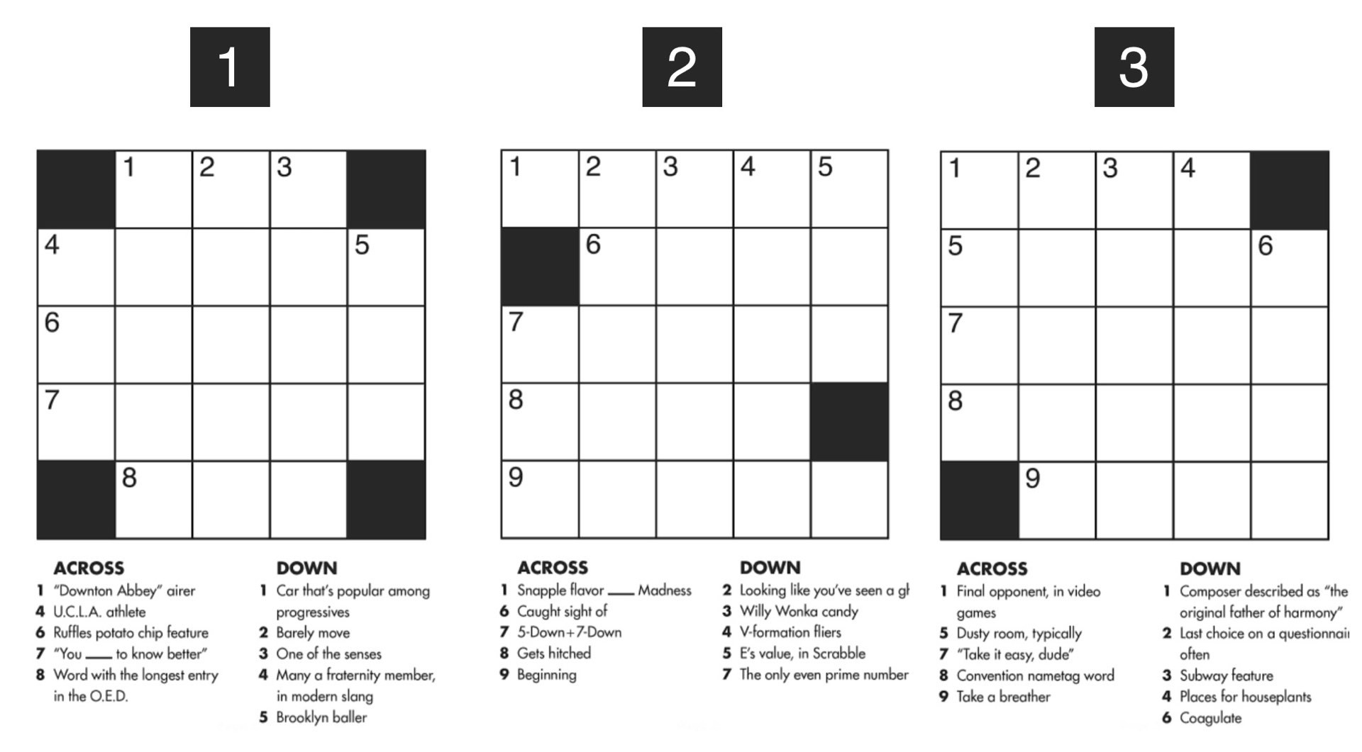 New York Times Monday Crossword Puzzles Printable New York Times Monday Crossword Puzzles Printable