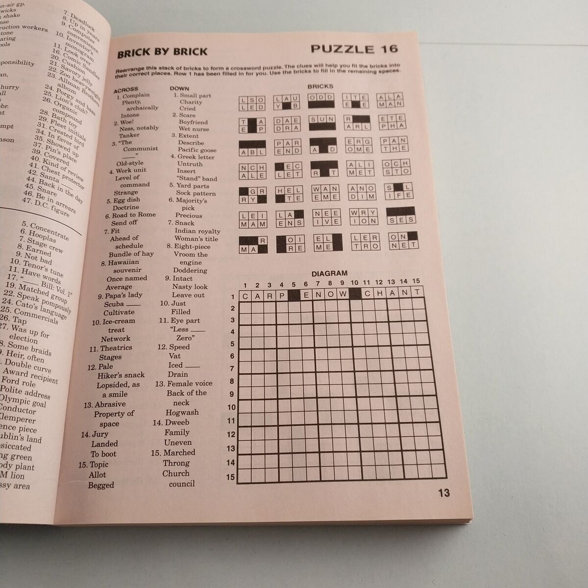 Frank Longo Crossword Puzzles Printable