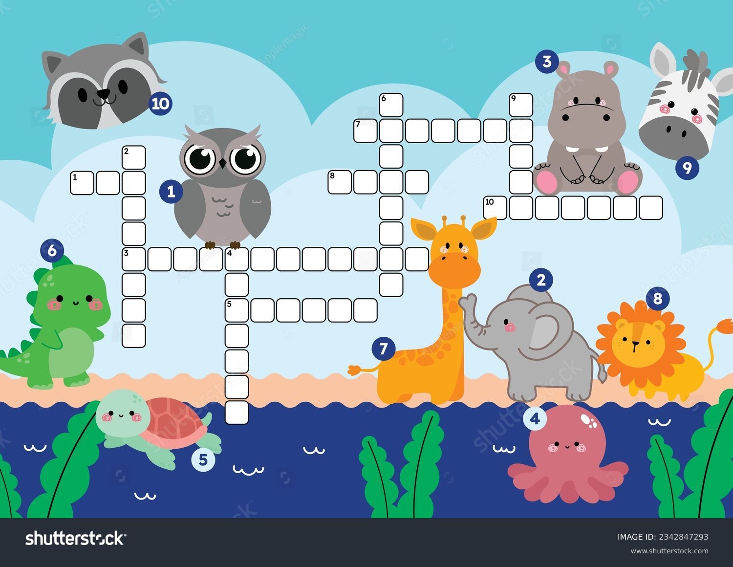 3 Thousand Animal Crossword Royalty Free Images Stock Photos Pictures Shutterstock