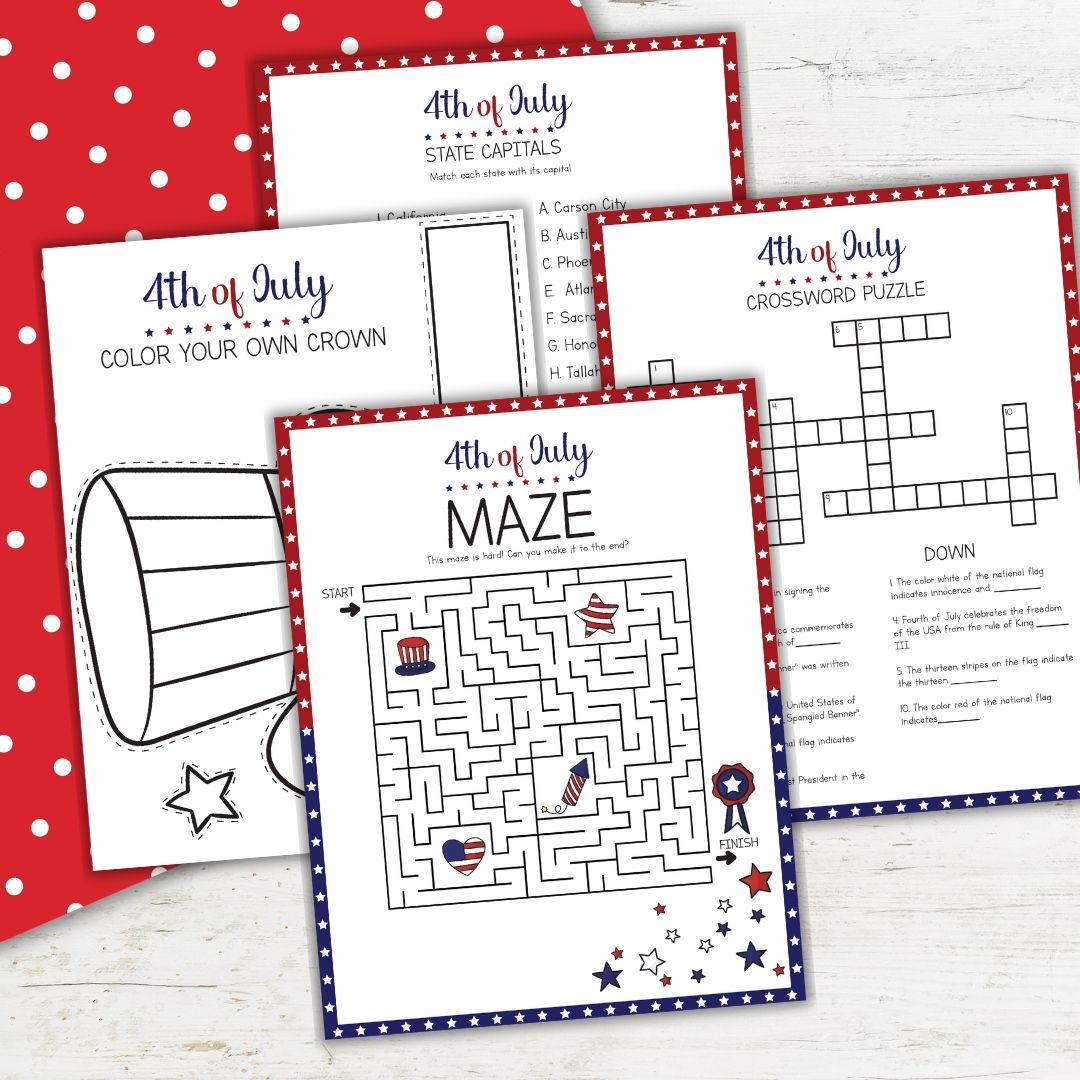 4th Of July Puzzles For Kids Free Printable Worksheets 4th Of July Puzzles For Kids Free Printable Worksheets
