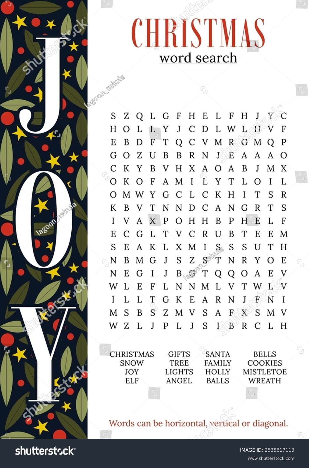Christmas Crossword with Word Bank Free Printable Christmas Crossword with Word Bank Free Printable