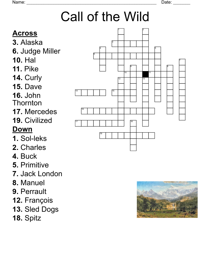 Alaska Crossword WordMint Alaska Crossword WordMint