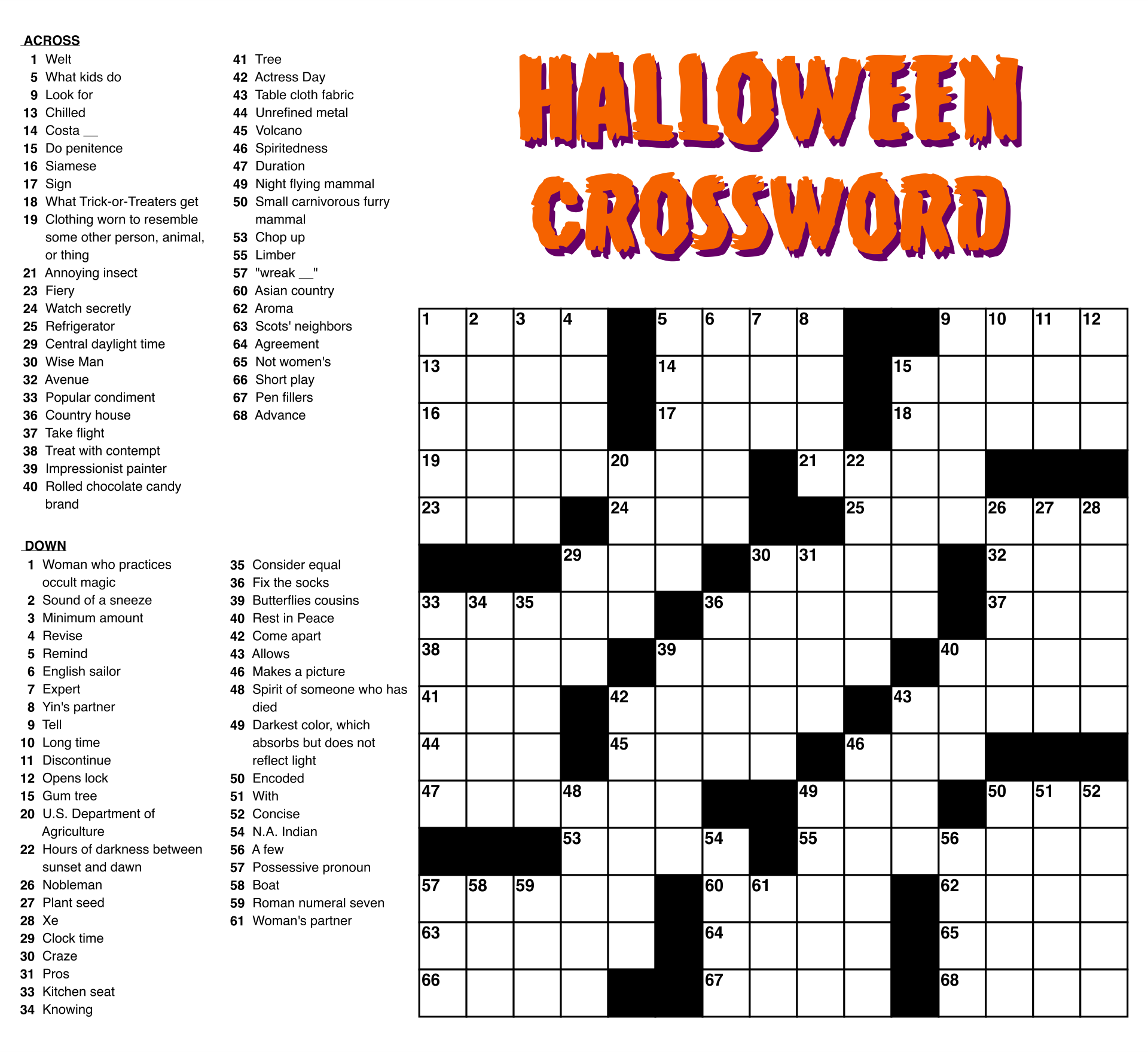 Amazon 75 Easy to Read Crossword Puzzles Medium Level Worksheets Library
