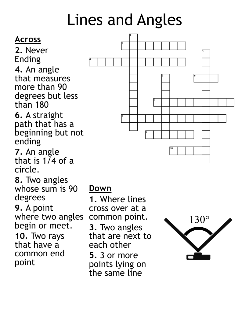Angel Crossword Printable