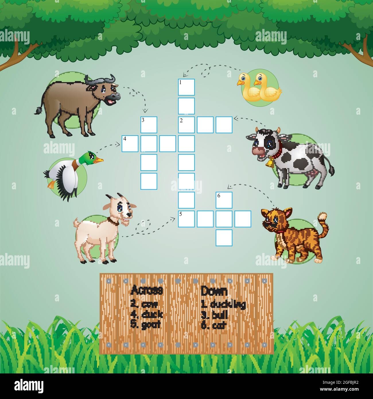 Animal Crossword Puzzles Printable Big Print Animal Crossword Puzzles Printable Big Print