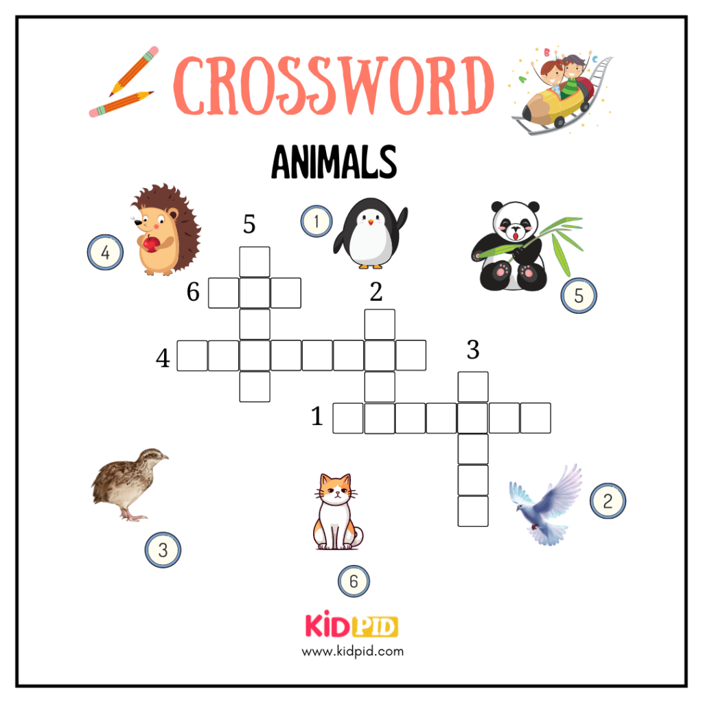 Fast Animals Crossword Printable PDF Fast Animals Crossword Printable PDF