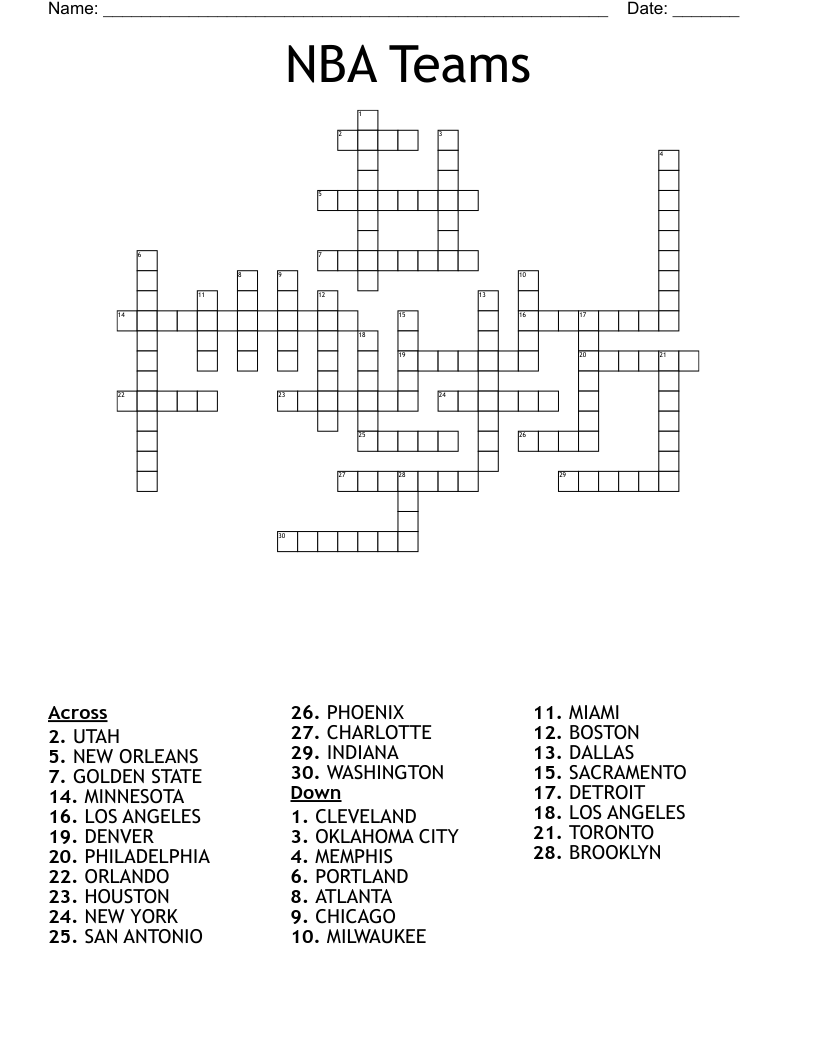 Basketball Crosswords Word Searches Bingo Cards WordMint Basketball Crosswords Word Searches Bingo Cards WordMint