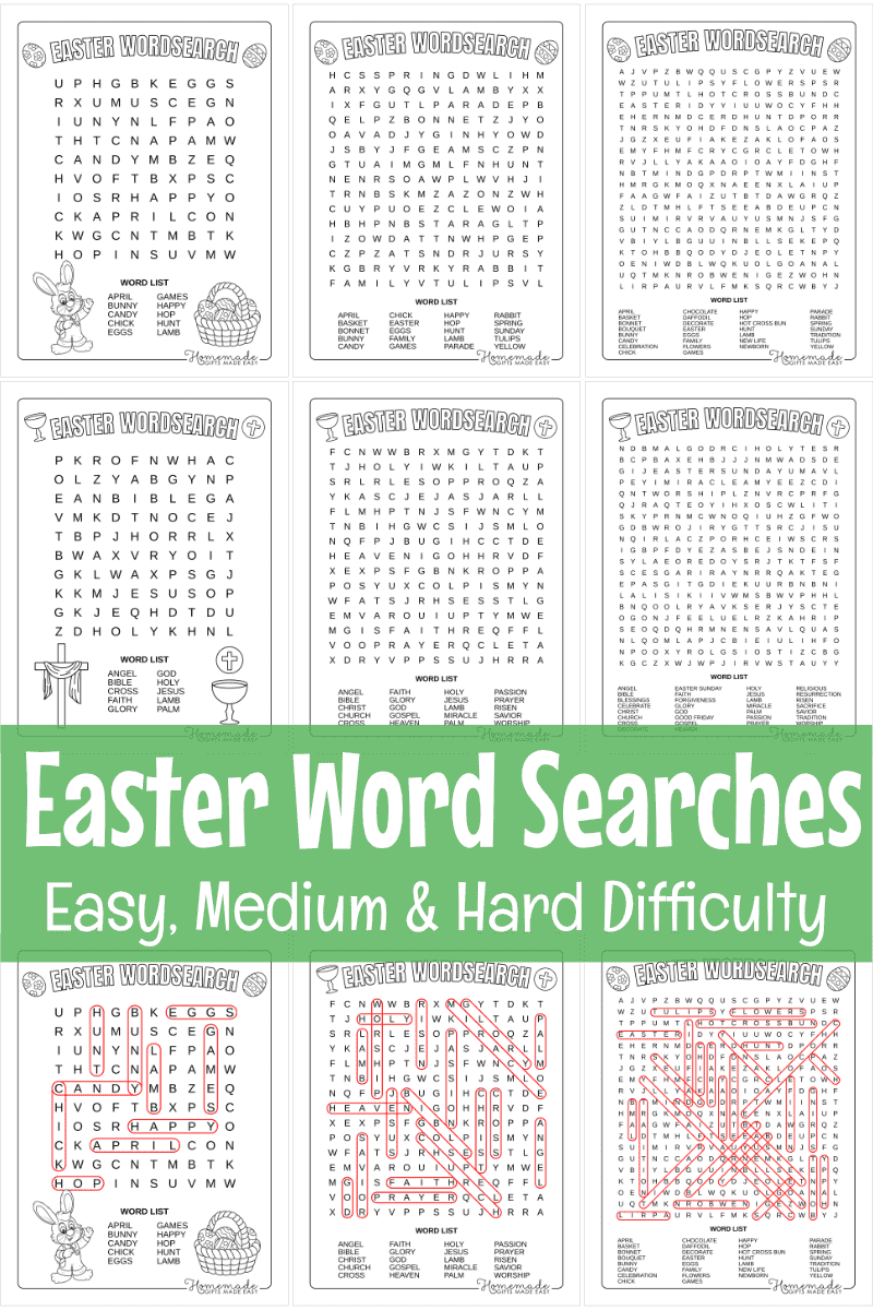 Best Easter Word Search Puzzles For Kids Best Easter Word Search Puzzles For Kids