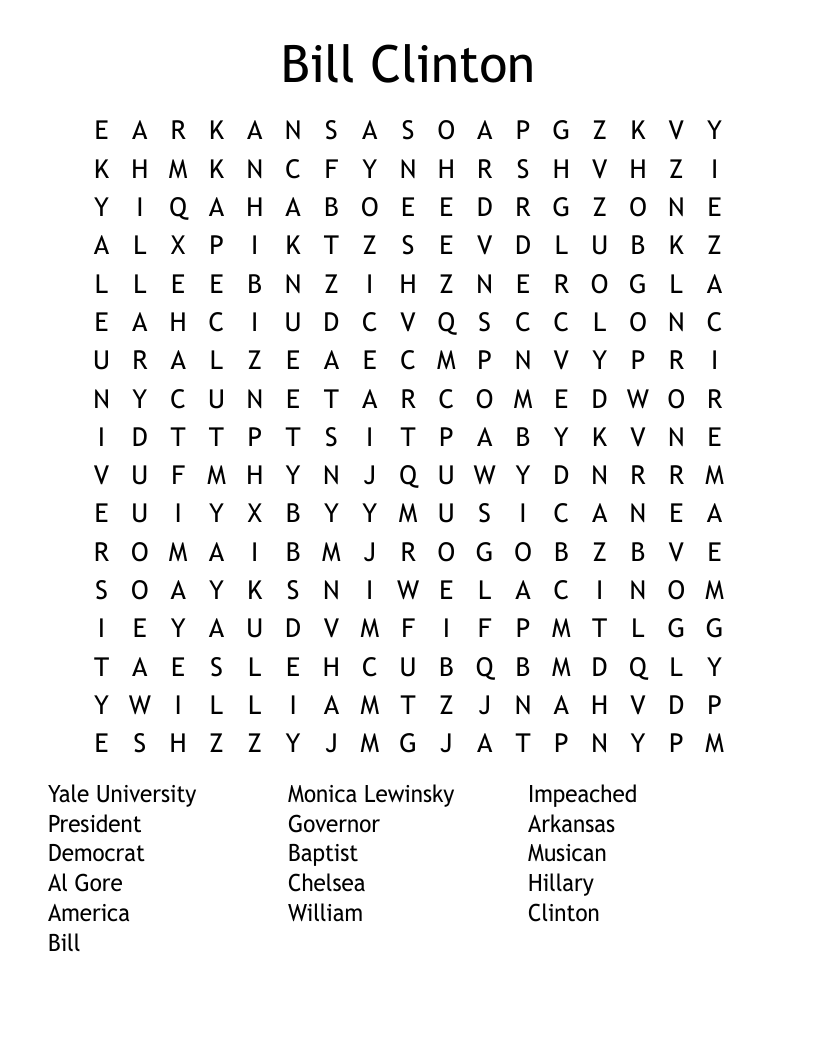 Arkansas Democrat Printable Crossword