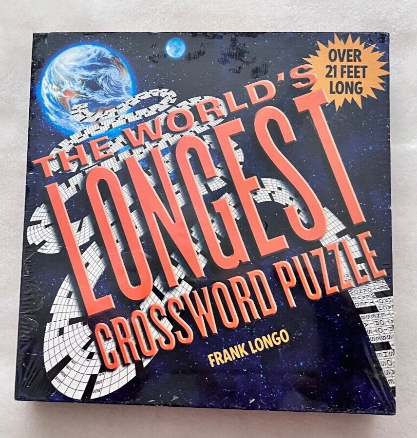 BOOK LONGEST CROSSWORD PUZZLE 21 FEET LONG EBay