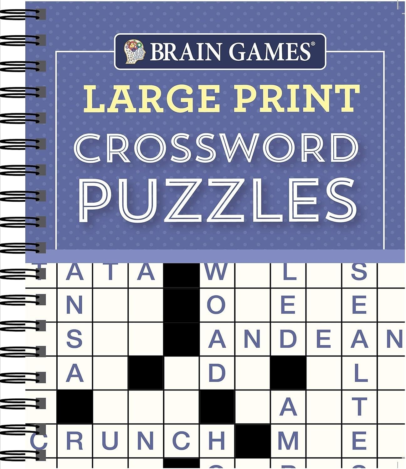 Brain Games Large Print Crossword Puzzles By Gift Solutions Puzzle Warehouse Brain Games Large Print Crossword Puzzles By Gift Solutions Puzzle Warehouse