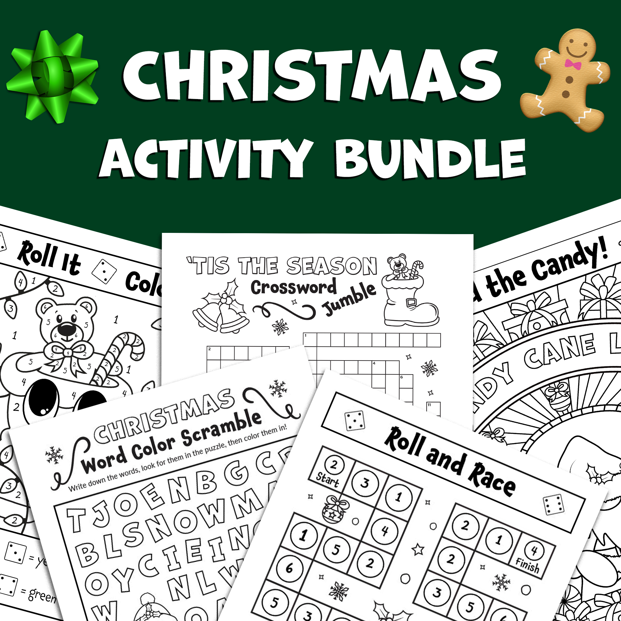 Xmas Crossword Puzzles Printable