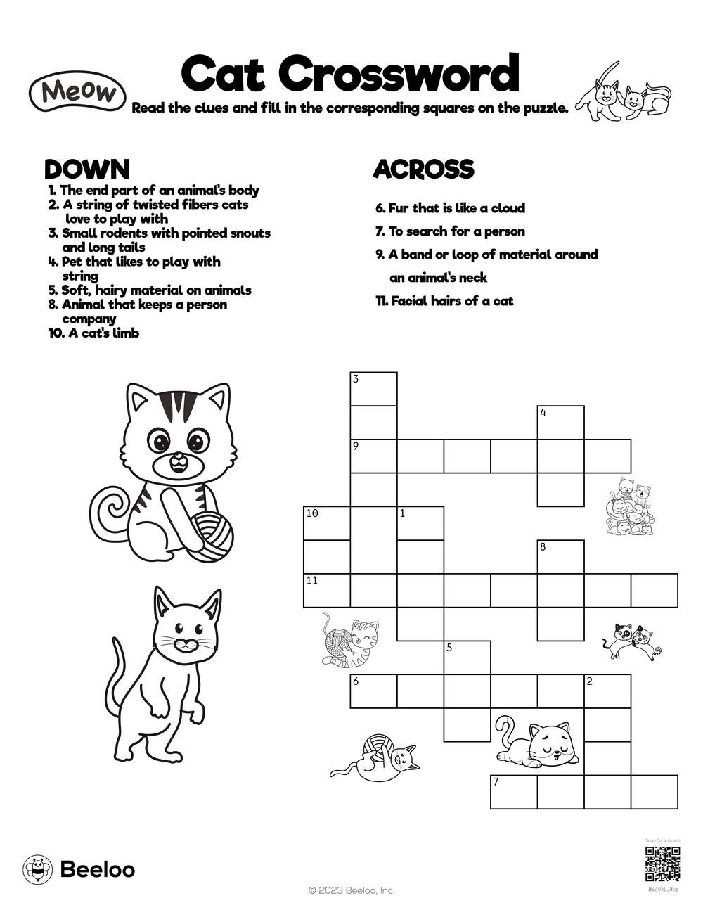 Free Printable Simple Crossword Puzzles Free Printable Simple Crossword Puzzles