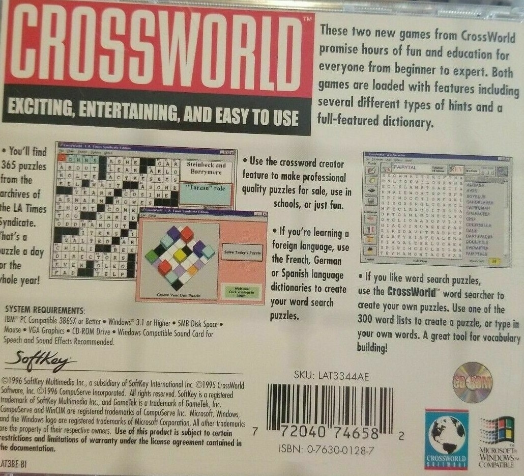 Chicago Tribune Los Angeles Times Crossword Collection CD BRAND NEW 37 EBay Chicago Tribune Los Angeles Times Crossword Collection CD BRAND NEW 37 EBay