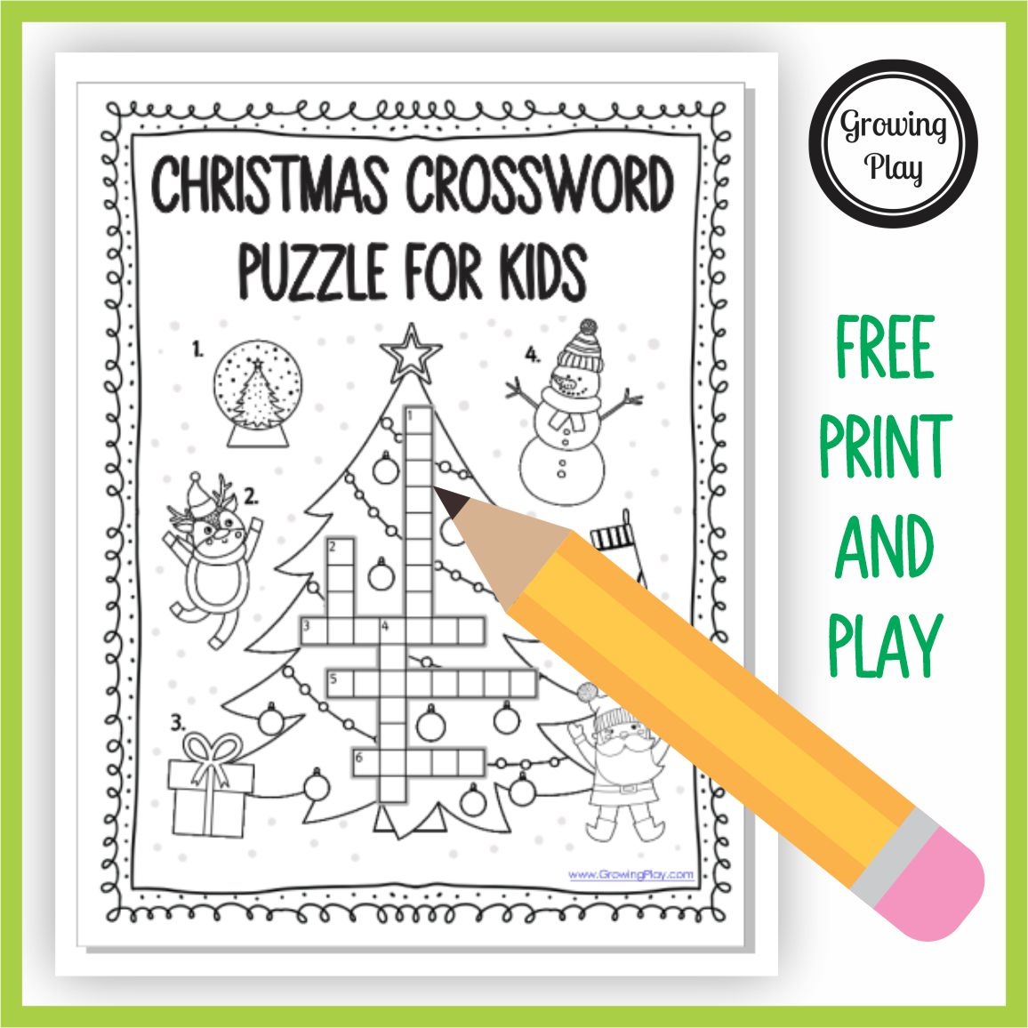 Free Printable Christmas Crosswords