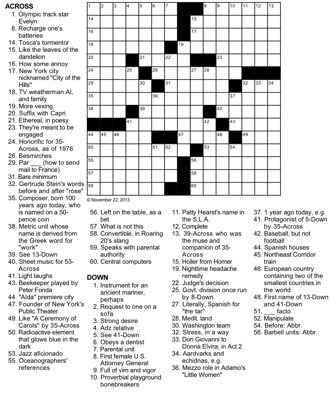 Coin Of The Musical Realm Crossword Puzzle Worksheets Library Coin Of The Musical Realm Crossword Puzzle Worksheets Library