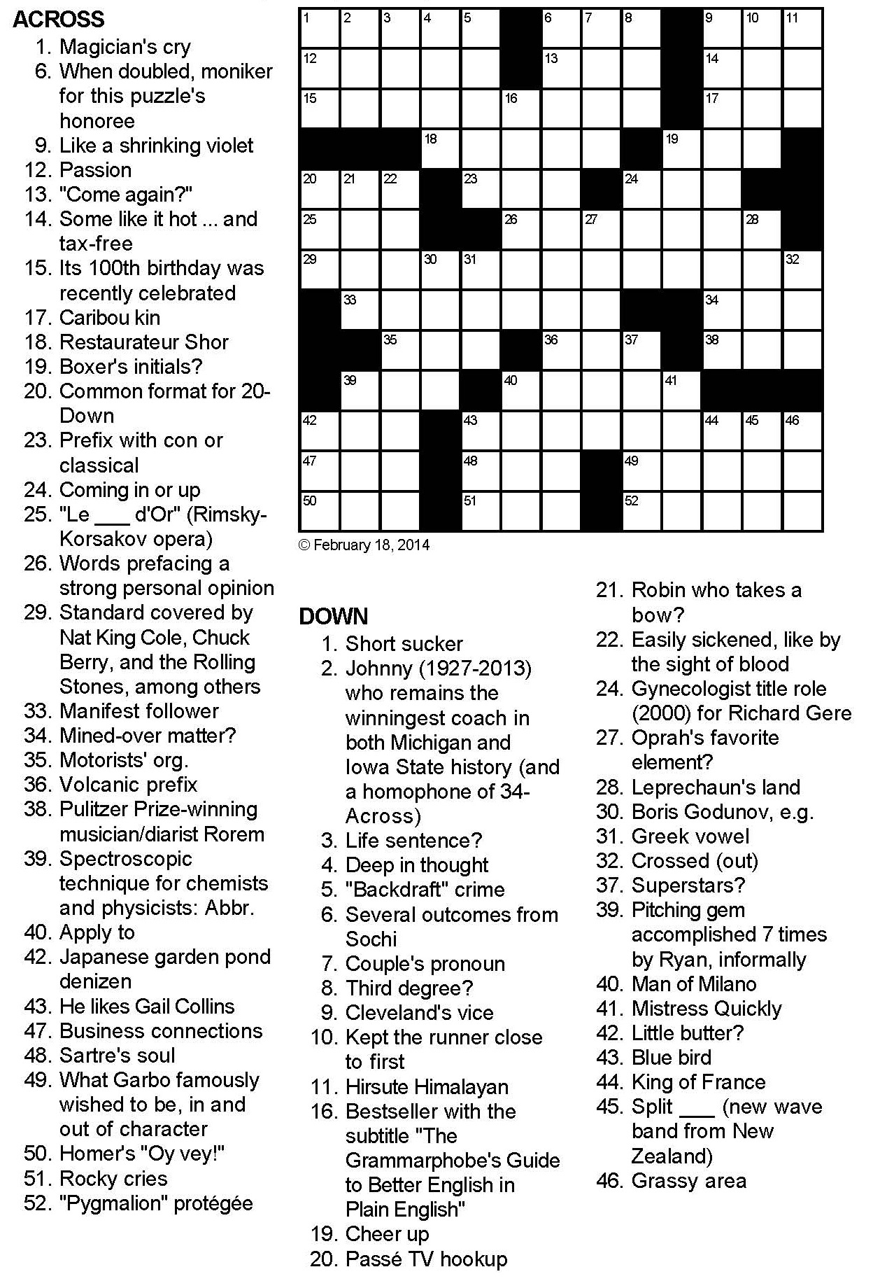 Connecticut Transfer Crossword Puzzle Connecticut Transfer Crossword Puzzle
