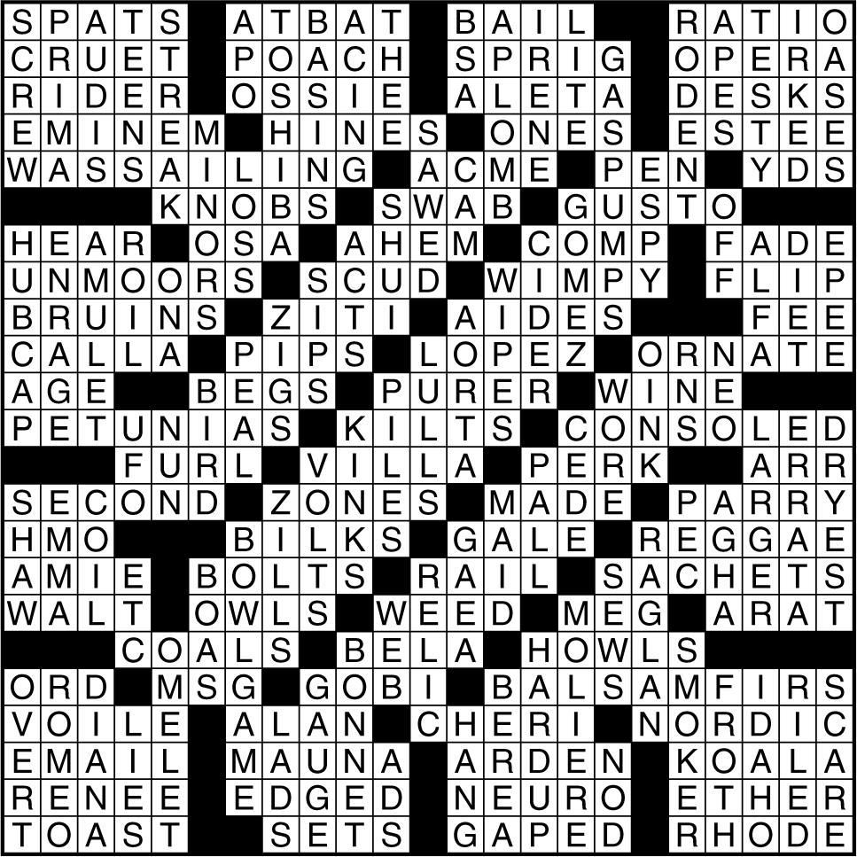 Crossword Answers Heraldandnews