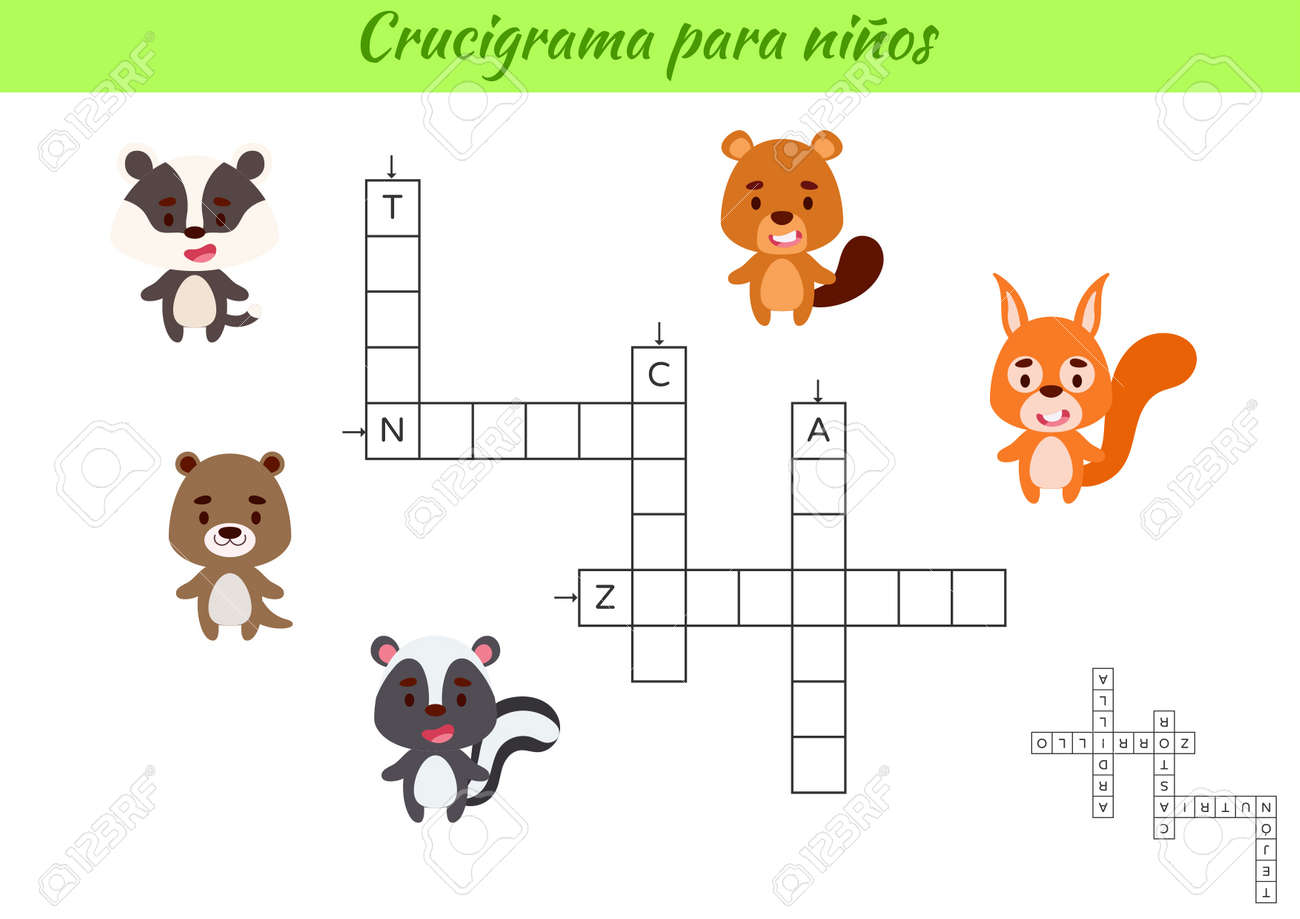 Free Printable Spanish Crosswords