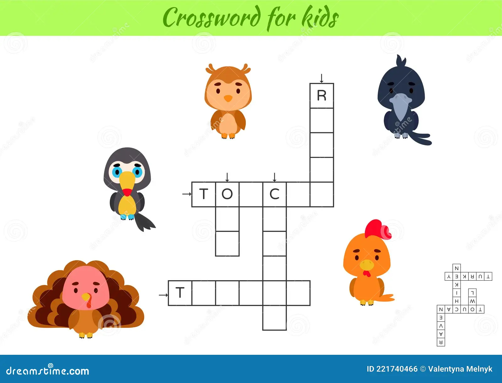 Crossword For Kids With Pictures Of Birds Educational Game For Study English Language And Words Stock Vector Illustration Of Paper Character 221740466 Crossword For Kids With Pictures Of Birds Educational Game For Study English Language And Words Stock Vector Illustration Of Paper Character 221740466