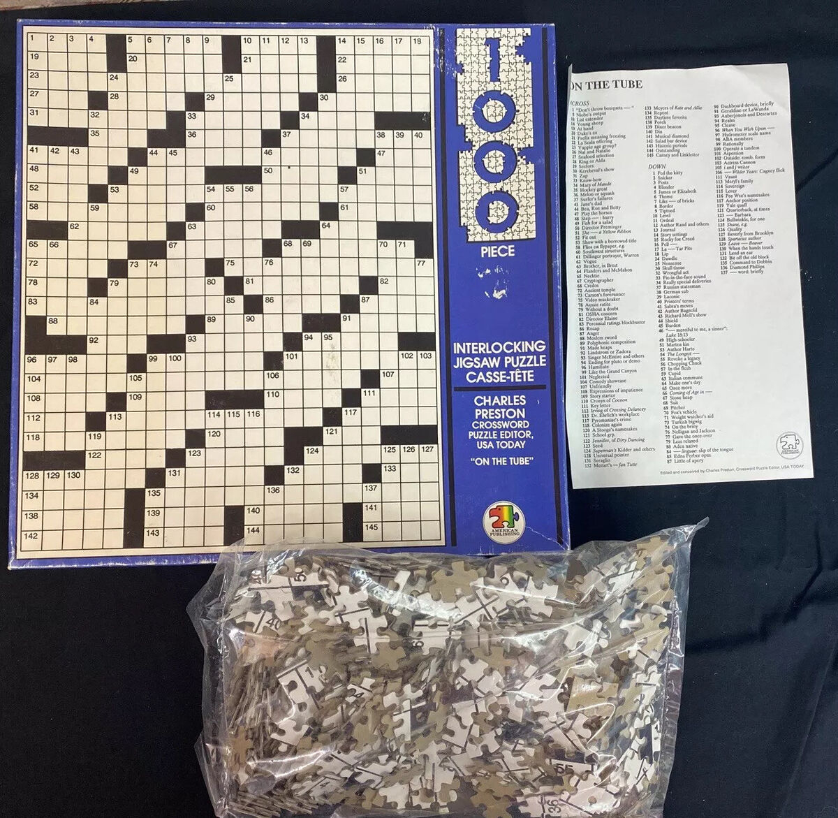 Crossword Jigsaw Puzzle By USA Today Editor Television Themed 23 x29 NEW SEALED EBay Crossword Jigsaw Puzzle By USA Today Editor Television Themed 23 x29 NEW SEALED EBay