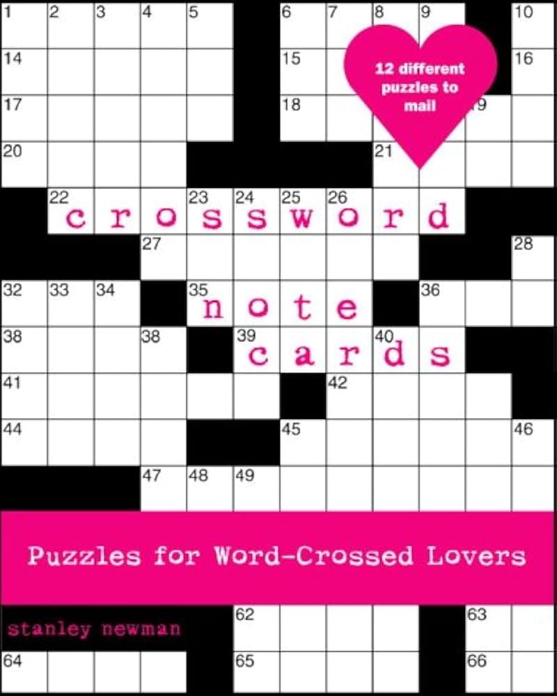 Crossword Note Cards Puzzles For Word Crossed Lovers Potter Style Newman Stanley 9780307337061 Amazon Books Crossword Note Cards Puzzles For Word Crossed Lovers Potter Style Newman Stanley 9780307337061 Amazon Books