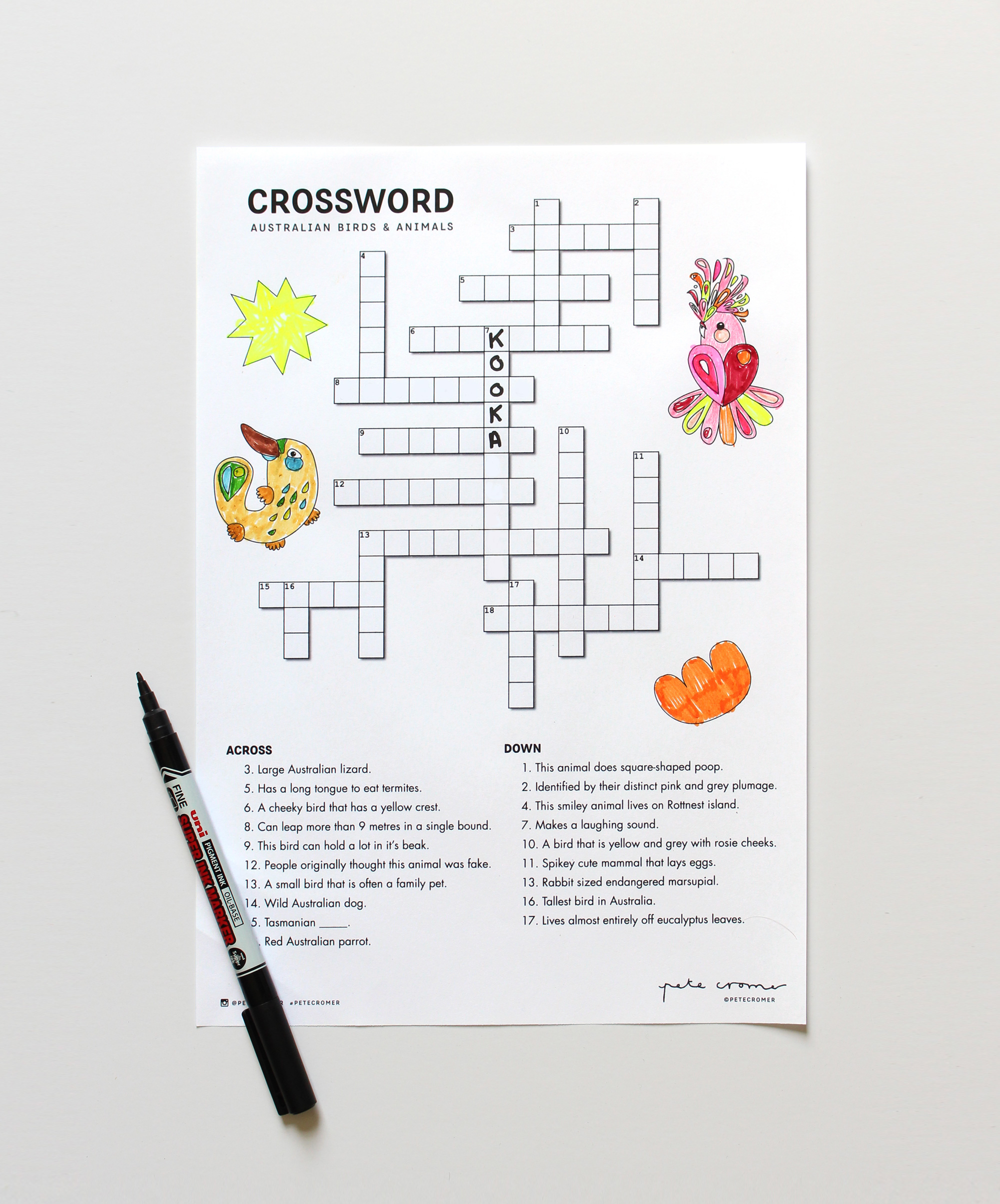 Crossword Printable Pete Cromer Crossword Printable Pete Cromer
