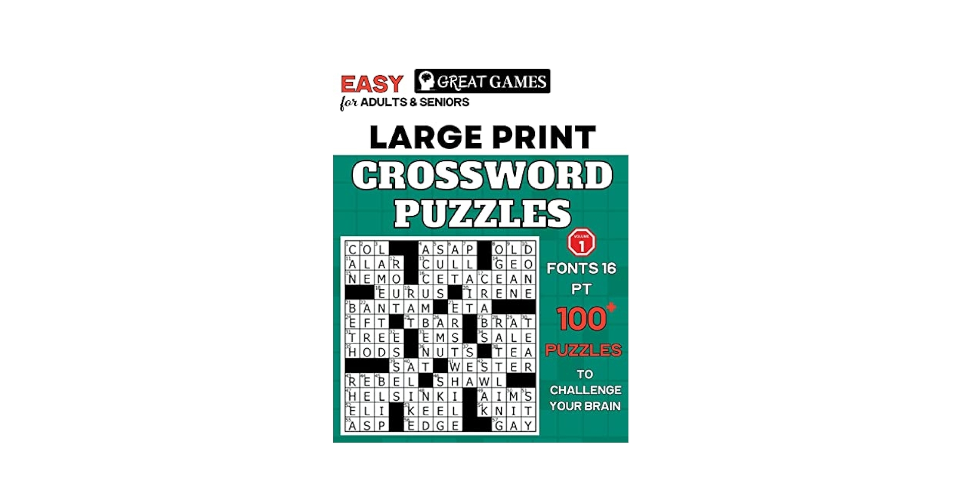 Crossword Puzzles For Adults Large Print Easy to Read Puzzles For Adults And Seniors With Easy Level That Entertain And Challenge Your Brain Steiner Will 9798888624876 Amazon Books Crossword Puzzles For Adults Large Print Easy to Read Puzzles For Adults And Seniors With Easy Level That Entertain And Challenge Your Brain Steiner Will 9798888624876 Amazon Books