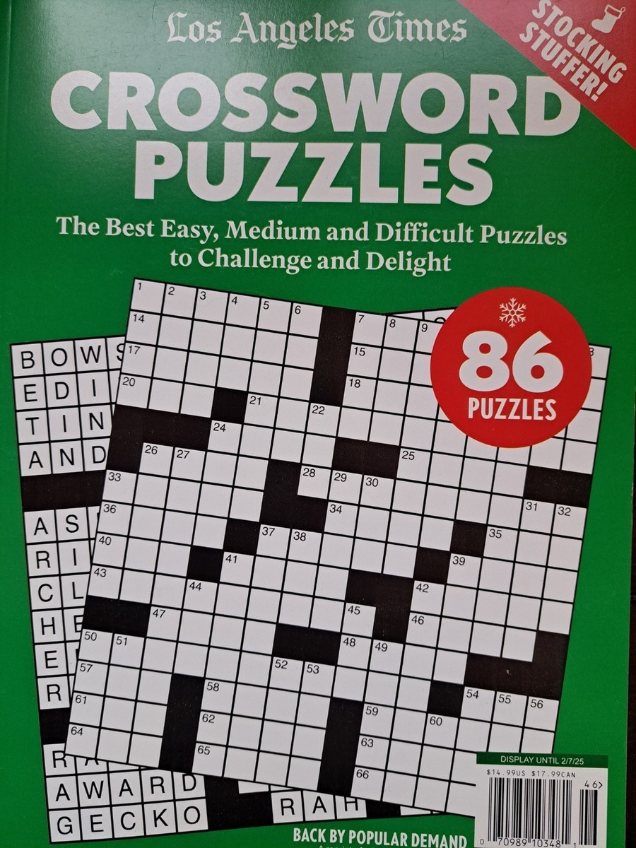 Printable Newspaper Crosswords Christmas