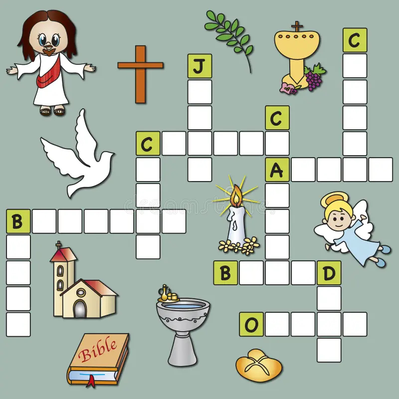 Kids Christian Crossword Puzzles Printable