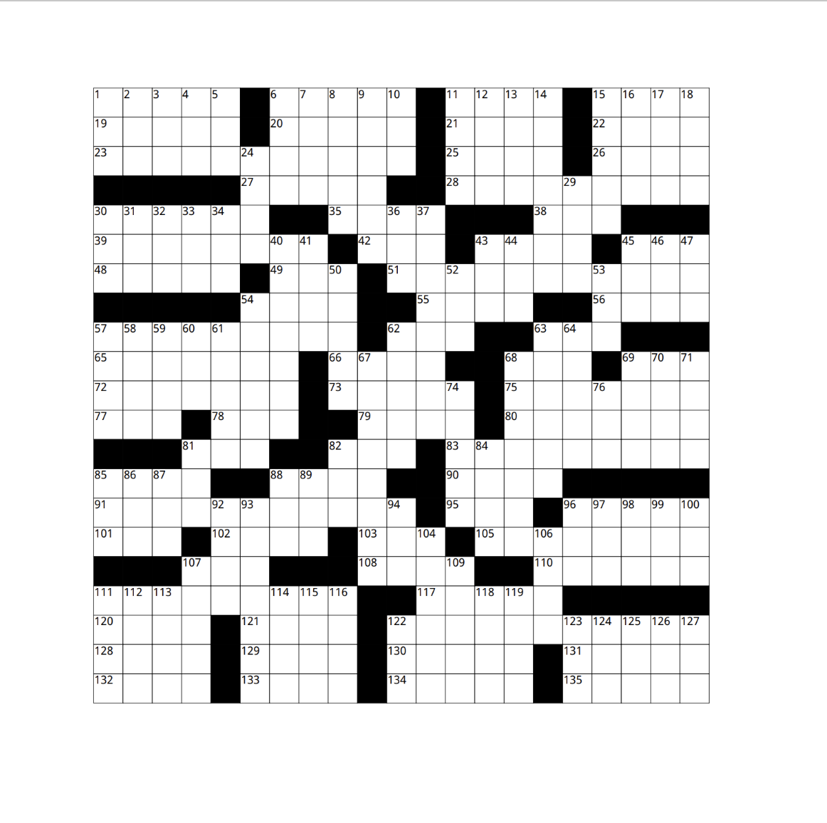Crossword The Oberlin Review