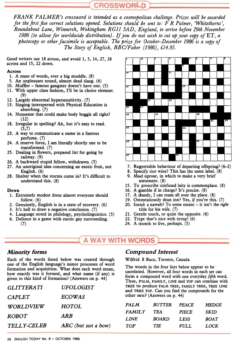 Printable Crossword Difficult Printable Crossword Difficult
