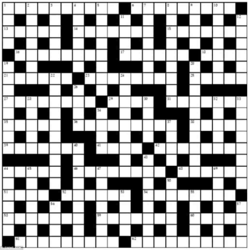 Cryptic Crossword May Be Hardest Ever And Take Fans Years To Crack Daily Mail Online Cryptic Crossword May Be Hardest Ever And Take Fans Years To Crack Daily Mail Online