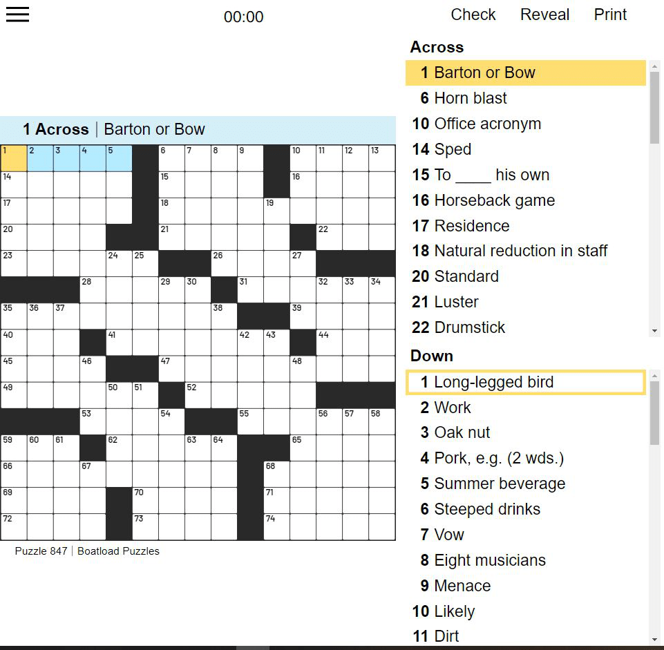Daily Crossword Free Online Game AmNewYork Daily Crossword Free Online Game AmNewYork