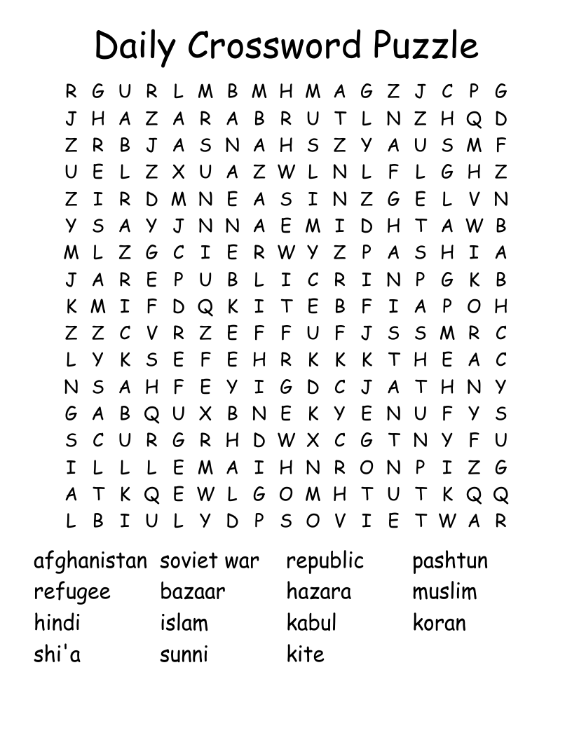 Sheffer Daily Crossword Puzzle Printable Sheffer Daily Crossword Puzzle Printable
