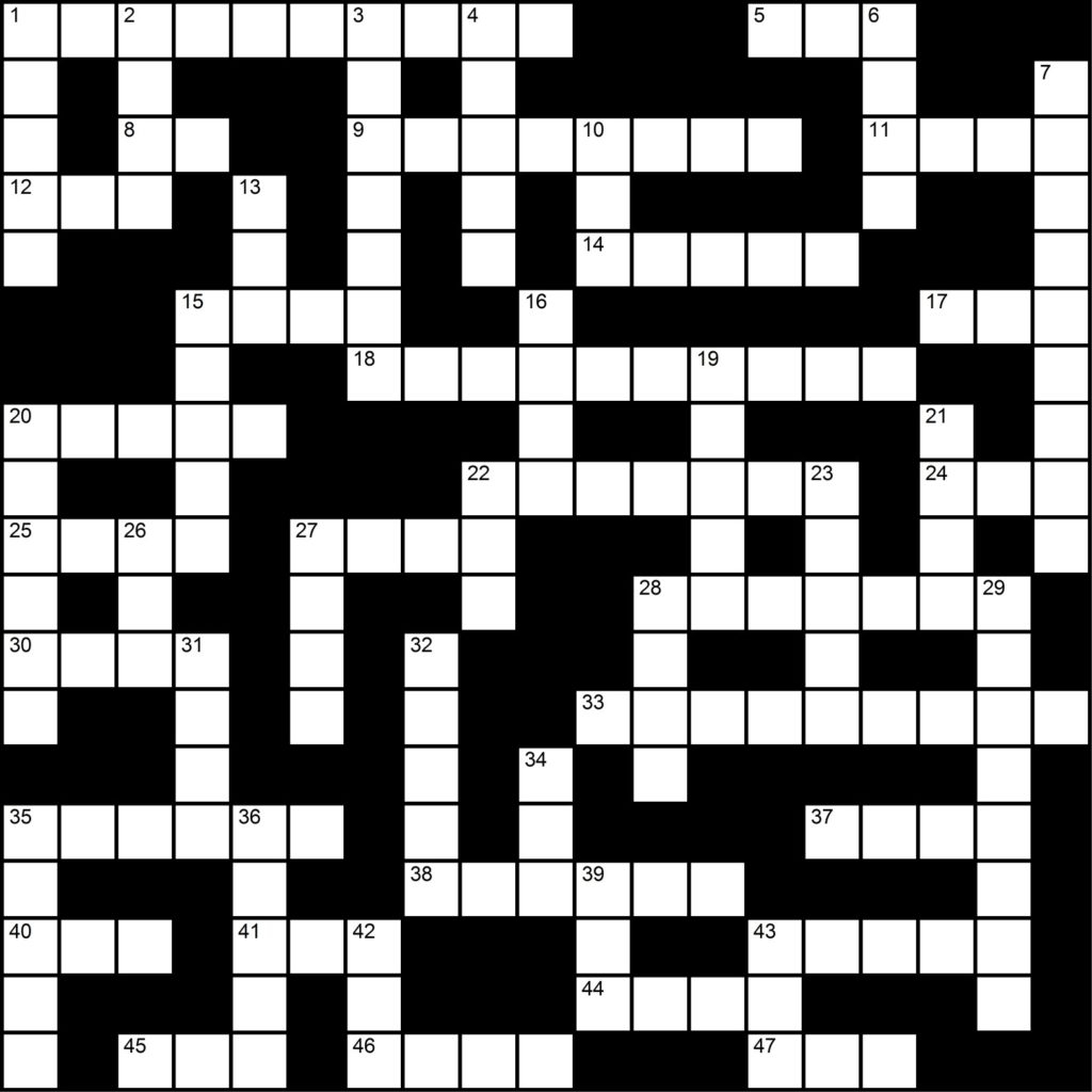 February Crossword Puzzle Printable February Crossword Puzzle Printable