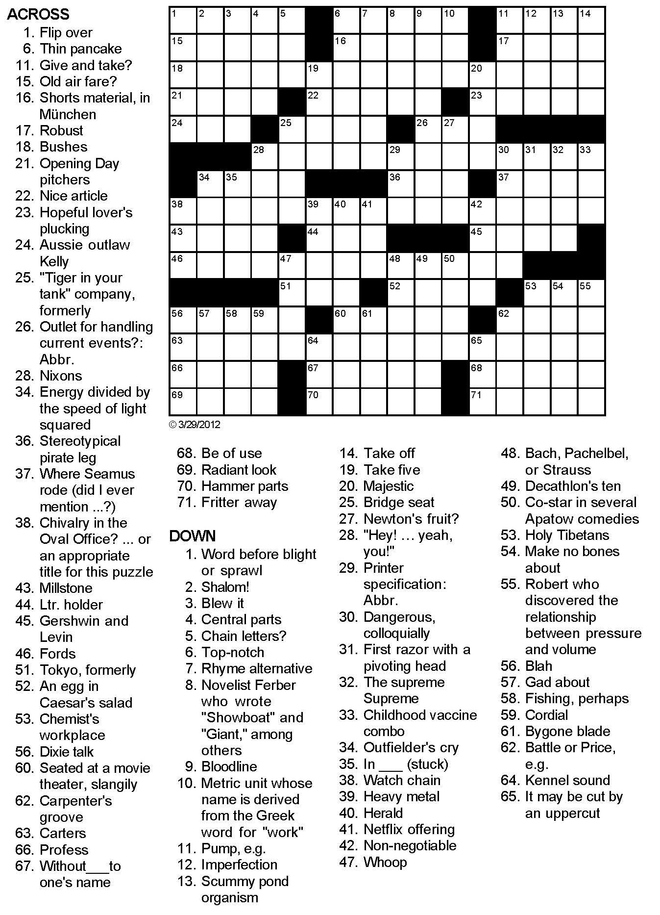 Dedicated To The One I Love Crossword Puzzle Dedicated To The One I Love Crossword Puzzle