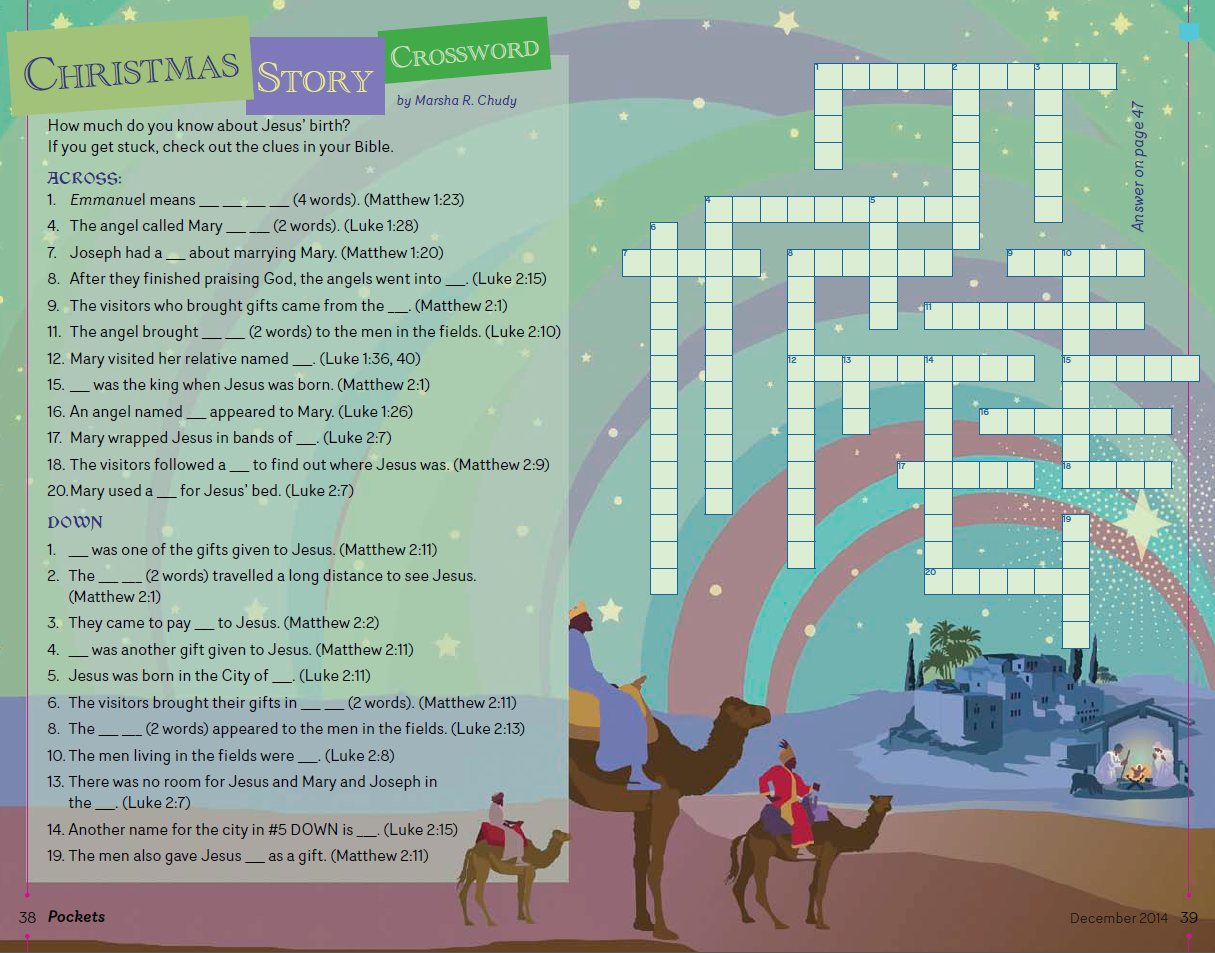 Crosswords Christmas Printable