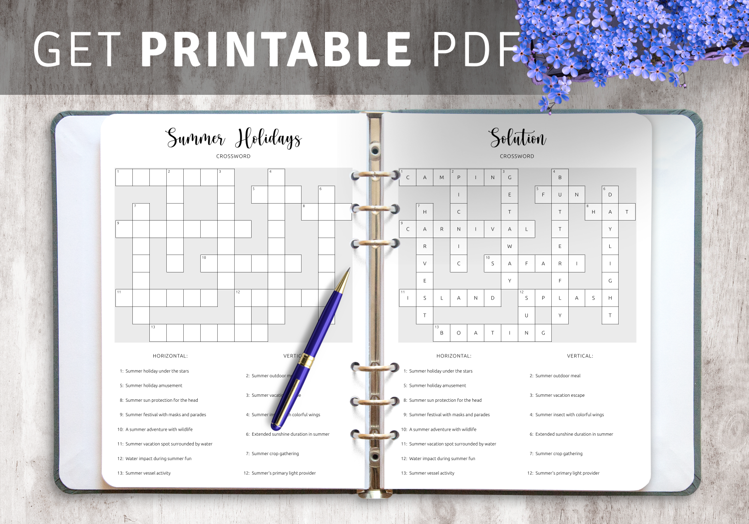 Free Printable Medium Level Crossword Puzzle Spring Time Free Printable Medium Level Crossword Puzzle Spring Time