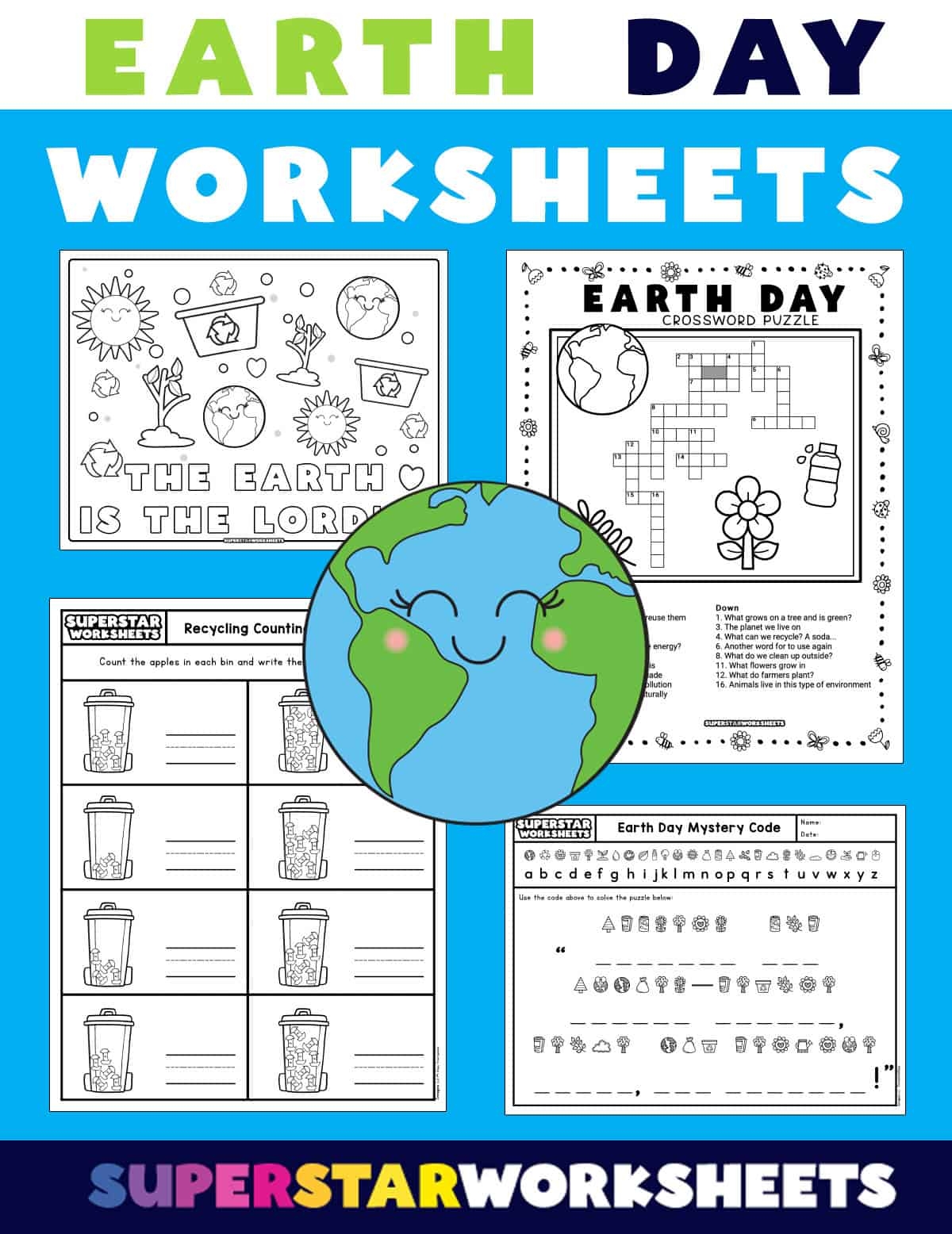 Earth Day Crossword Printable Earth Day Crossword Printable