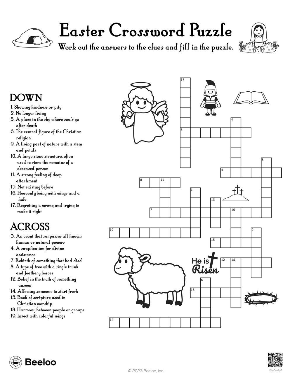 Easter Crossword Puzzle Beeloo Printable Crafts And Activities For Kids Easter Crossword Puzzle Beeloo Printable Crafts And Activities For Kids