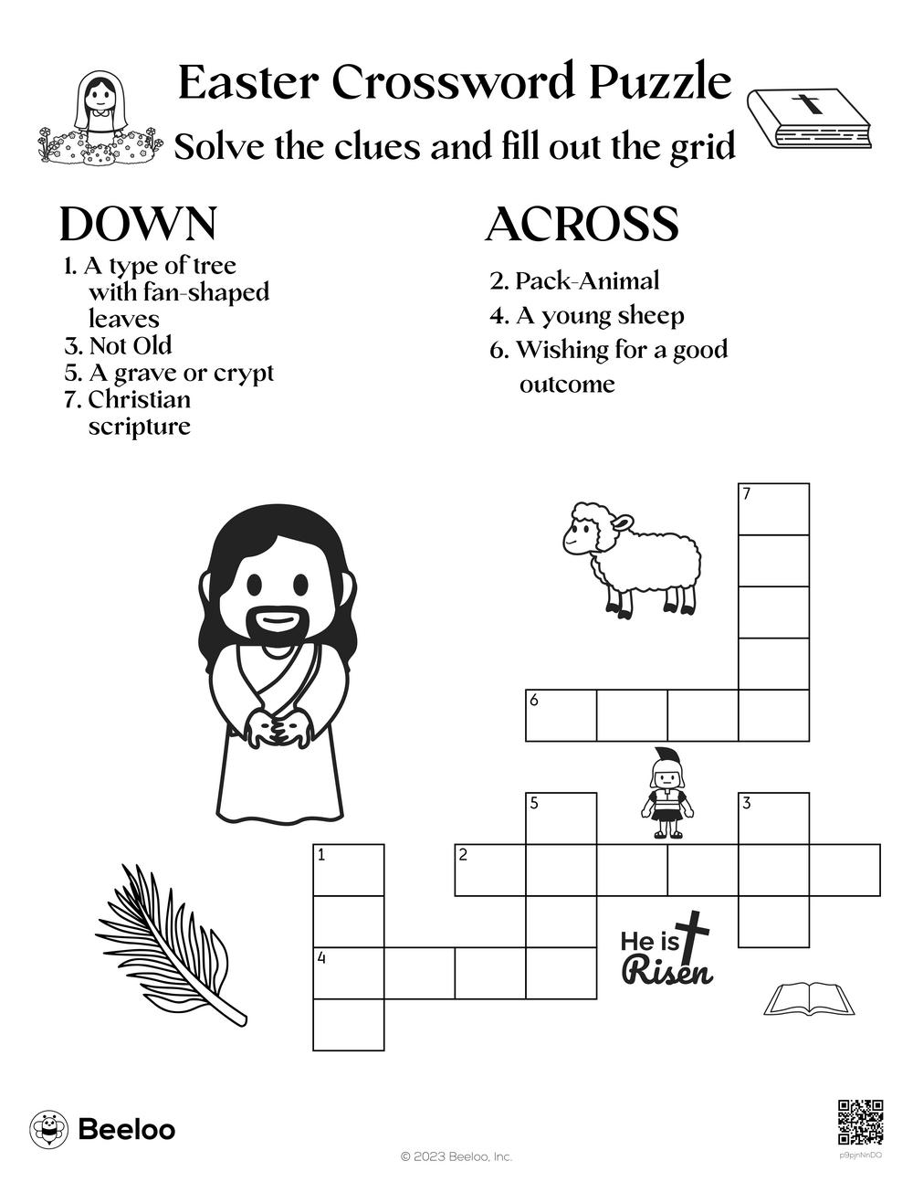 Easter Crossword Puzzle Beeloo Printable Crafts And Activities For Kids Easter Crossword Puzzle Beeloo Printable Crafts And Activities For Kids