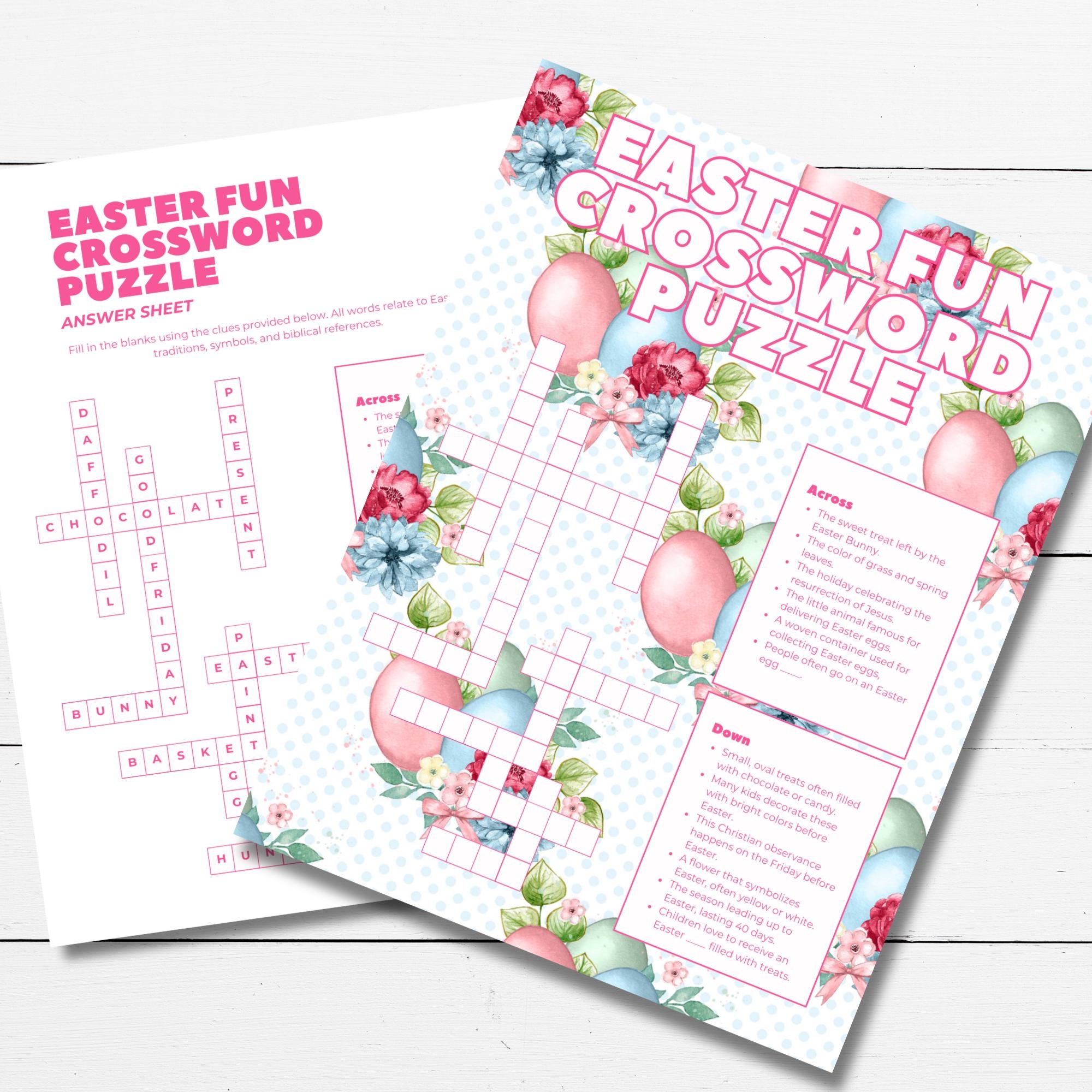 Easter Crossword Puzzle Fun Printable Game For Kids Easter Egg Hunt Game Printable For Kids Easter Game Etsy Easter Crossword Puzzle Fun Printable Game For Kids Easter Egg Hunt Game Printable For Kids Easter Game Etsy