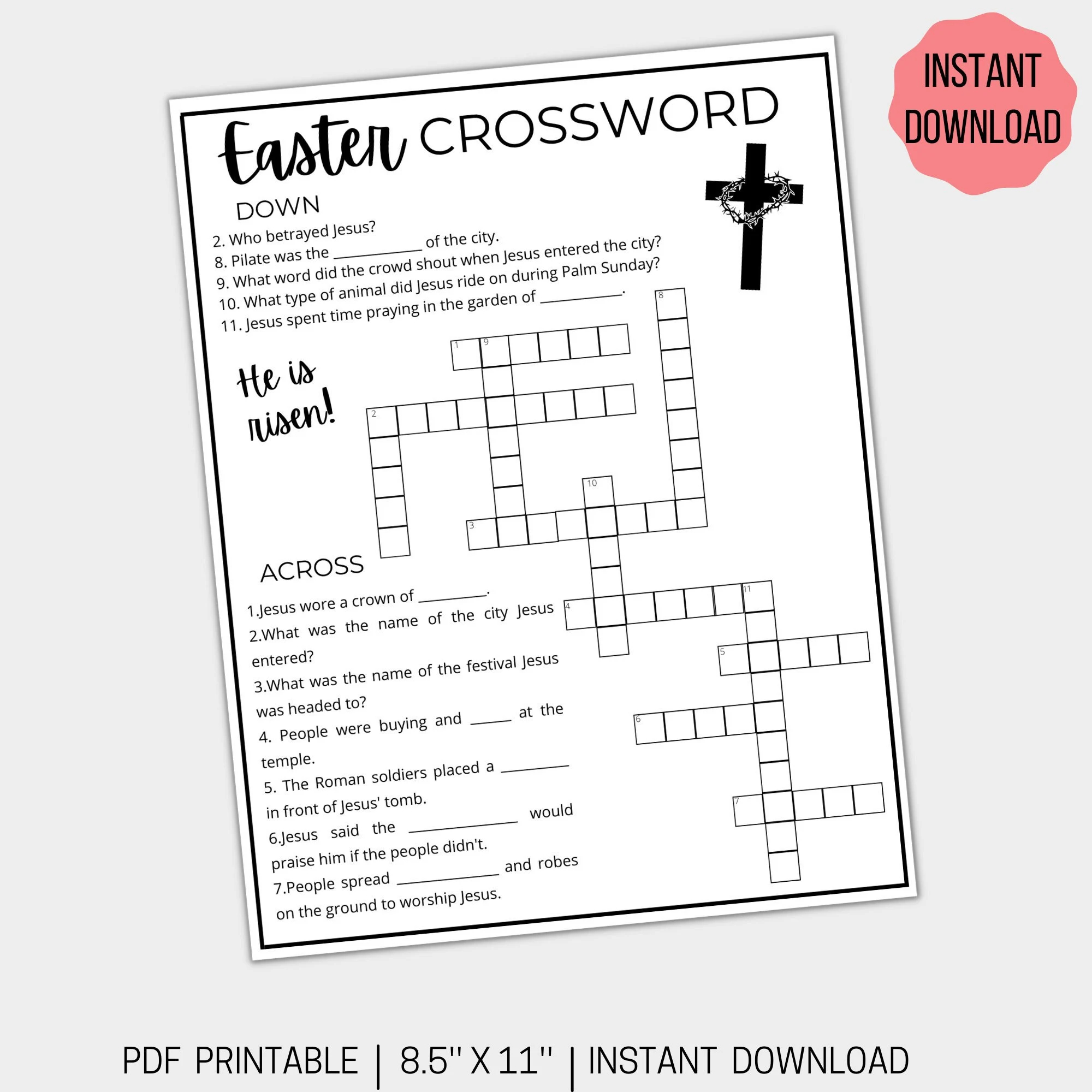 Free Printable Sunday Crosswords Free Printable Sunday Crosswords