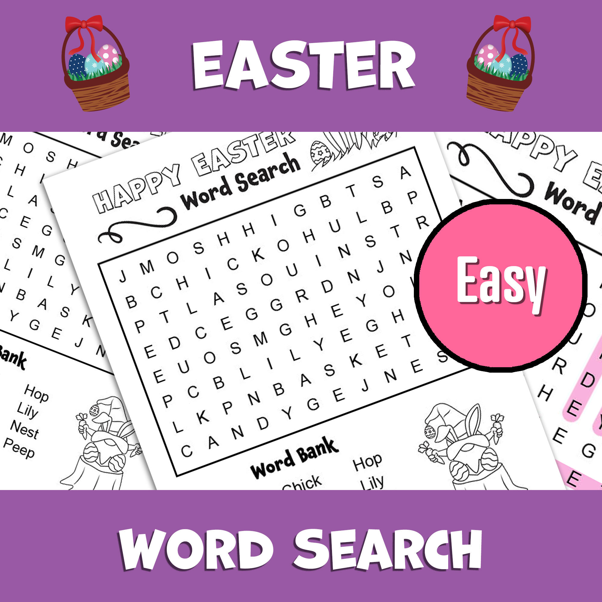Easter Word Search Puzzle Easy Level Spring Word Game Activity Word Find Classful Easter Word Search Puzzle Easy Level Spring Word Game Activity Word Find Classful