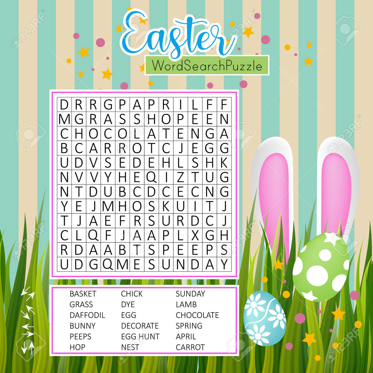 Easter Word Search Puzzle Educational Game For Kids Holiday Crossword Suitable For Social Media Post olorful Worksheet For Learning English Words Royalty Free SVG Cliparts Vectors And Stock Illustration Image 164503646 Easter Word Search Puzzle Educational Game For Kids Holiday Crossword Suitable For Social Media Post olorful Worksheet For Learning English Words Royalty Free SVG Cliparts Vectors And Stock Illustration Image 164503646
