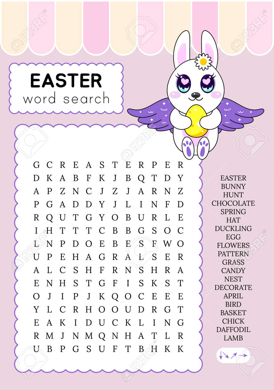 Easter Word Search Puzzle Educational Trivia Game Funny Holiday Crossword Worksheet Party Card Fun Printable Spring Activities Page For Learning English Words Vector Bunny W Royalty Free SVG Cliparts Vectors And Stock Easter Word Search Puzzle Educational Trivia Game Funny Holiday Crossword Worksheet Party Card Fun Printable Spring Activities Page For Learning English Words Vector Bunny W Royalty Free SVG Cliparts Vectors And Stock